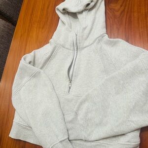LULULEMON SIZE SMALL Gray Hooded Sweatshirt